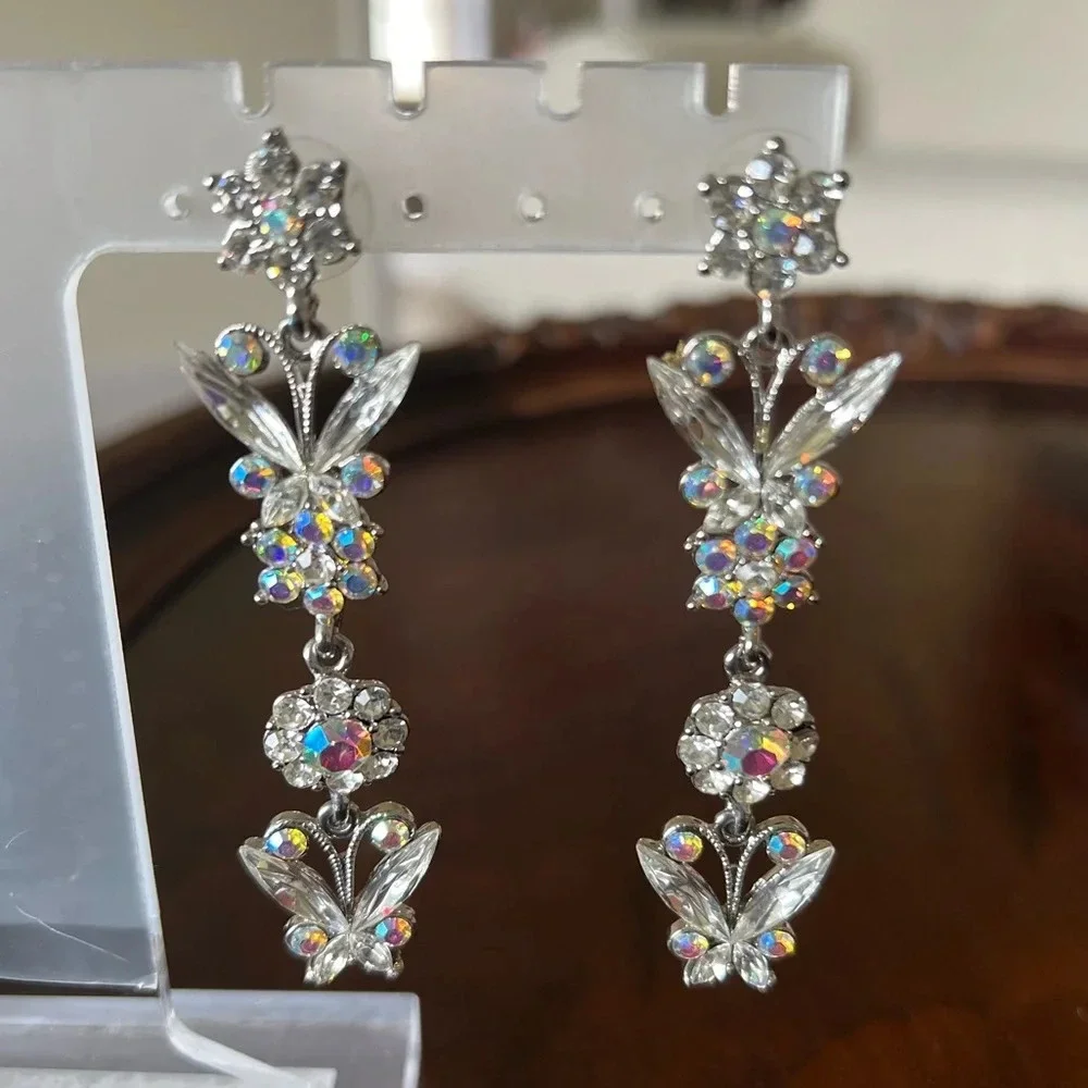 Butterfly Chandelier‎ Earrings